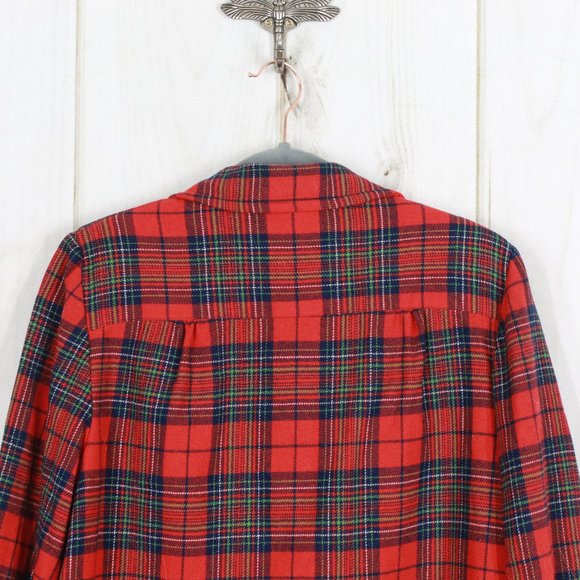 PENDLETON Plaid Woven Wool Button Shirt Size 14 - Picture 6 of 10
